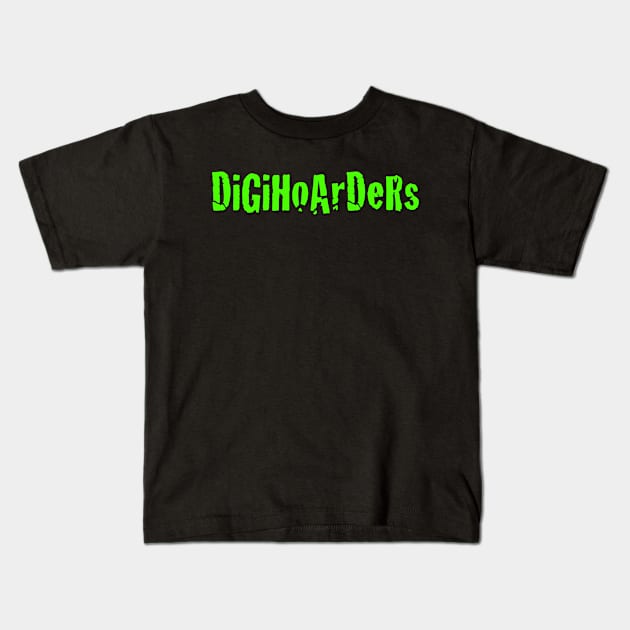 DH Logo orig #1 Kids T-Shirt by digihoarders